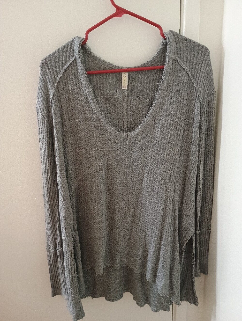 FREE PEOPLE Sunset Park Drippy Thermal Sweater - Size XS - NWOT